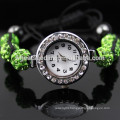 Wholesale White Crystal Shamballa bling bling wrist watch